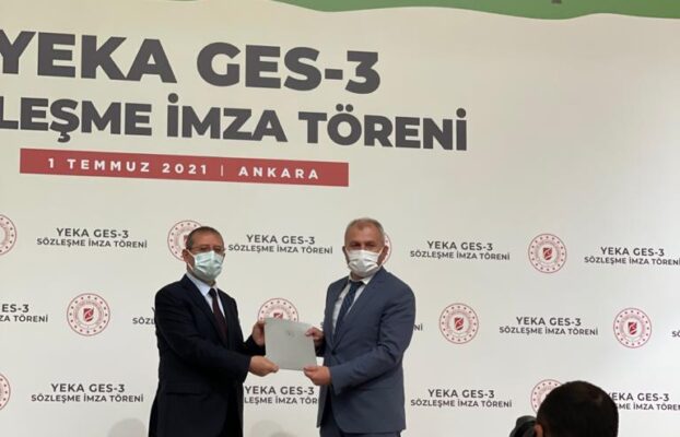 YEKA GES-3 SÖZLEŞME İMZA TÖRENİ YAPILDI!